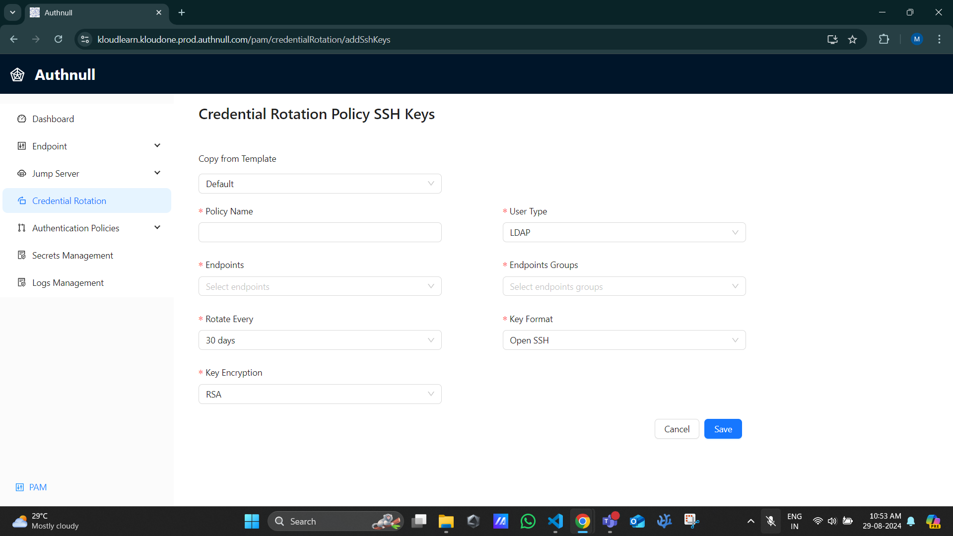 credential rotation